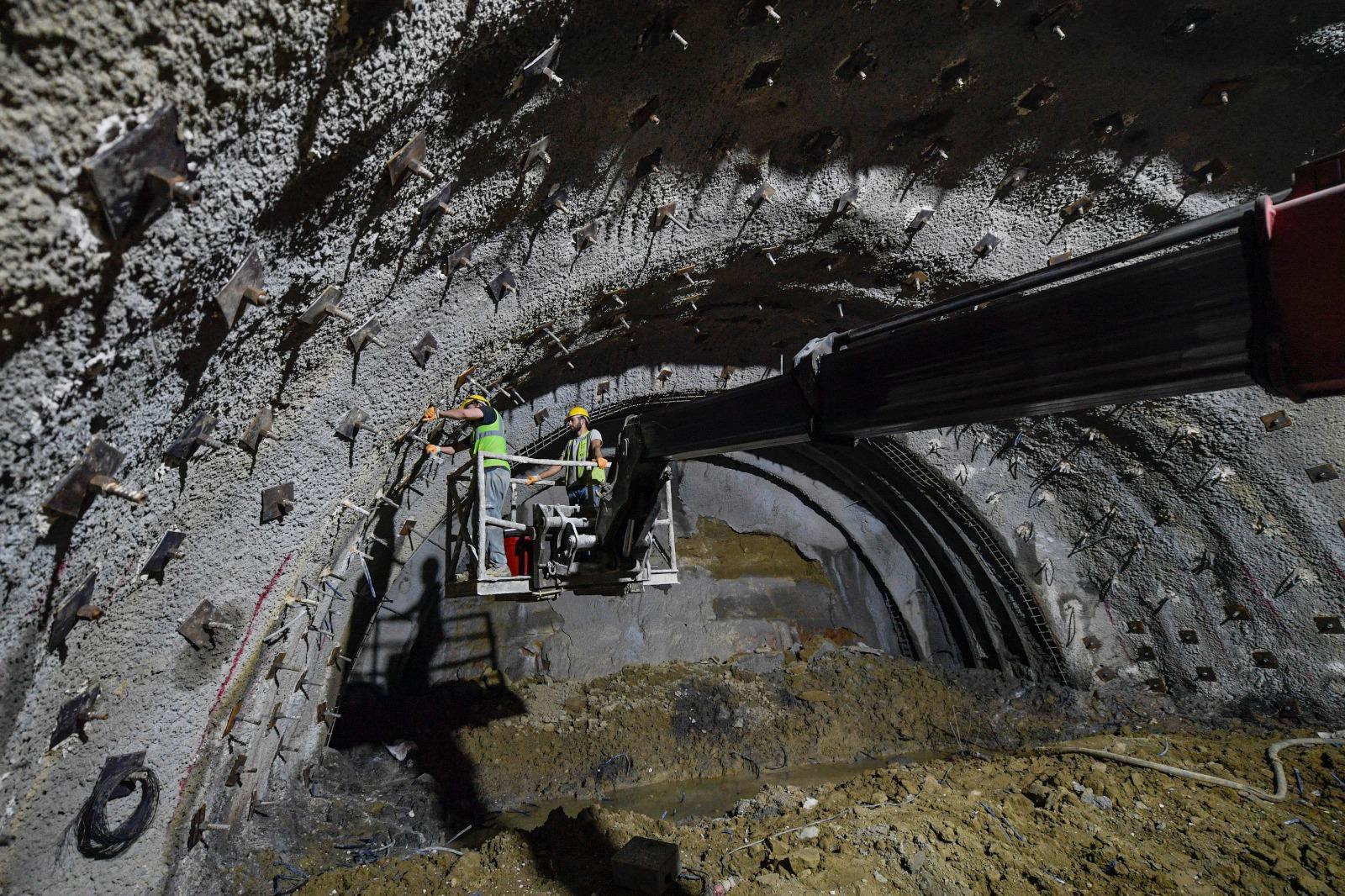 Buca Onat Tüneli’nde kazıların yüzde 80’i tamamlandı