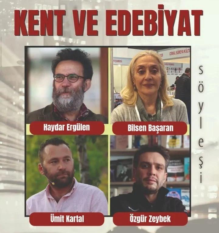 Sanathane Kültür-Sanat Merkezi’nin yeni  döneminde Kent ve Edebiyat söyleşisi