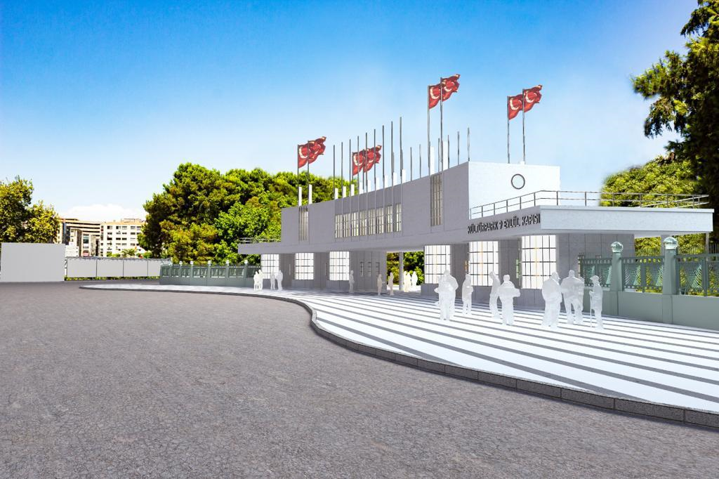 Kültürpark’ın tarihi kapıları restore ediliyor