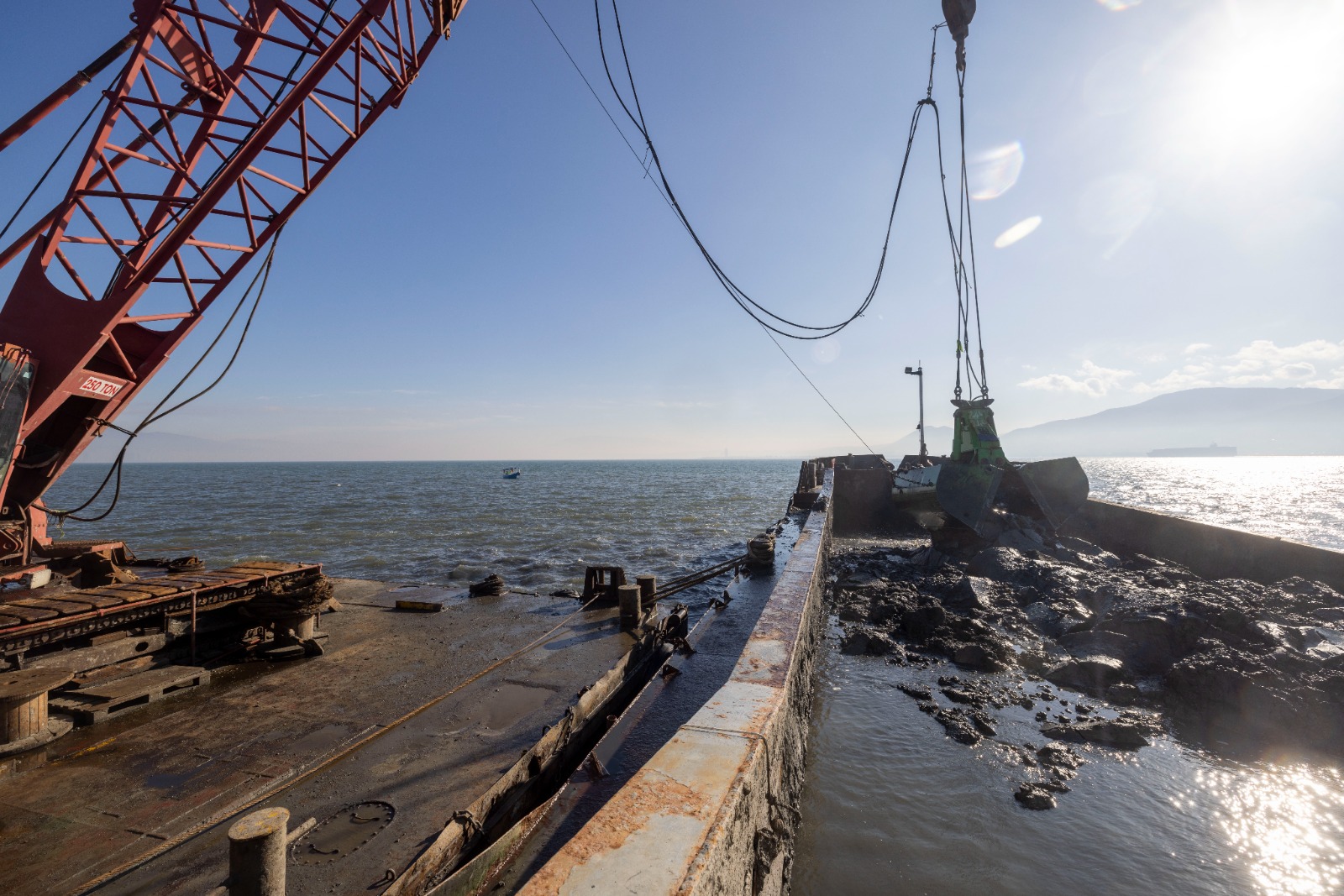Körfez dip tarama çalışmalarında 1 ay raporu. 60 bin ton çamur çıkarıldı 