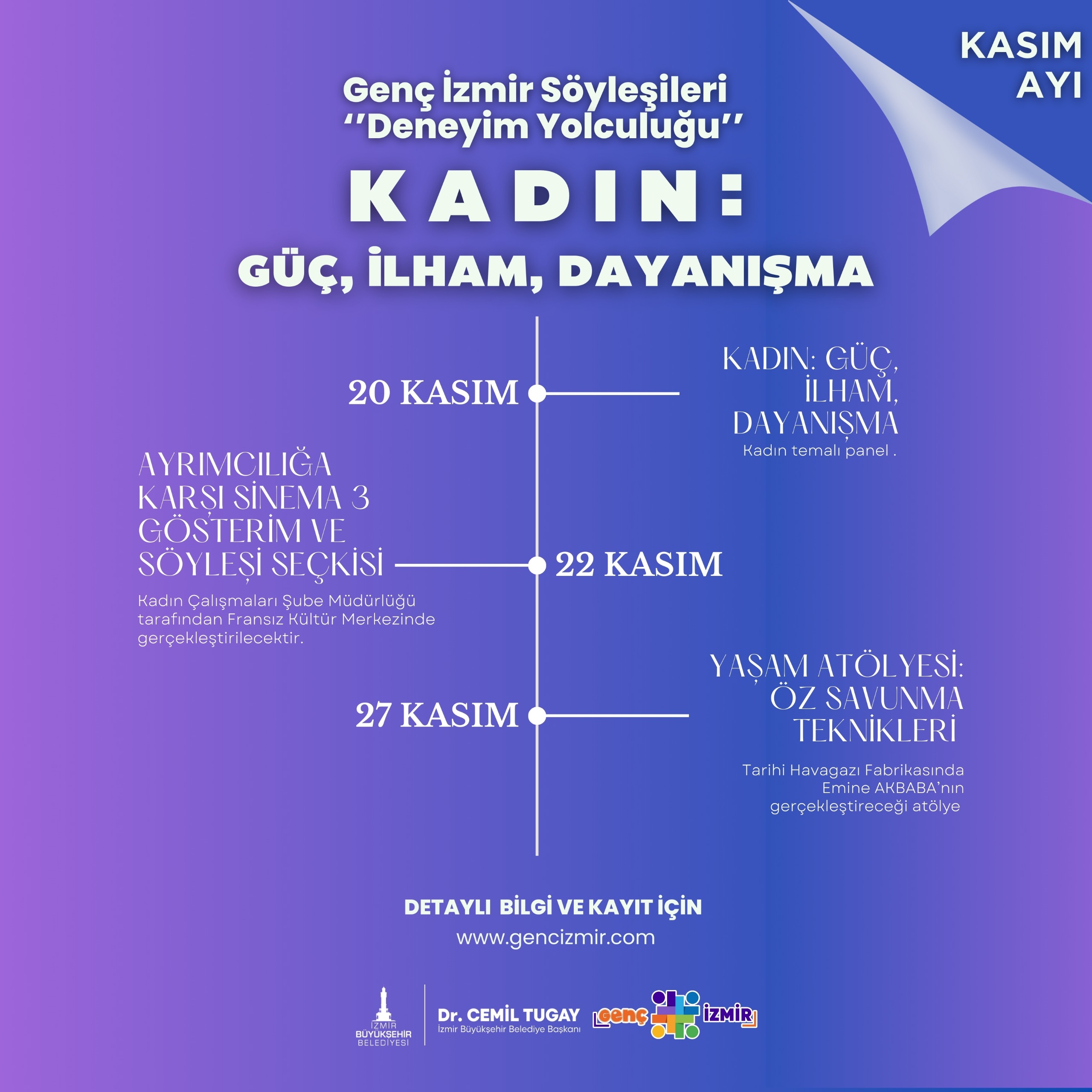 Bu ayın teması “Kadın: Güç, İlham, Dayanışma”