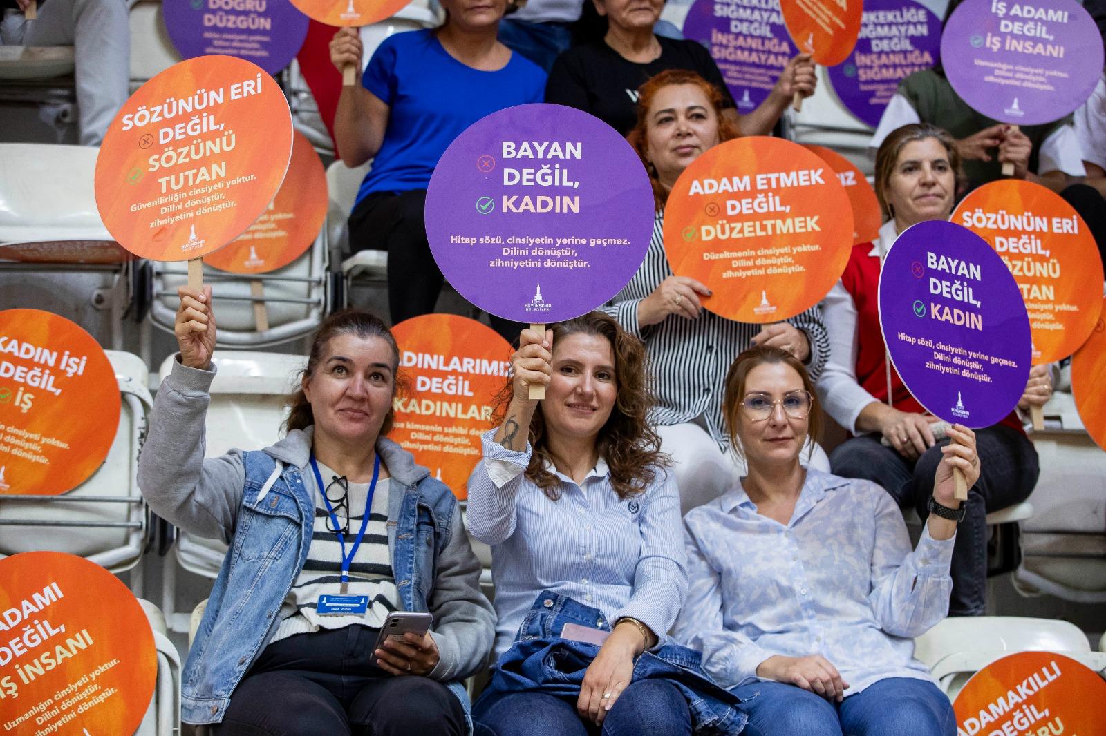  “Sözlerimizle Eşitliği İnşa Ediyoruz” diyerek tek yürek oldular