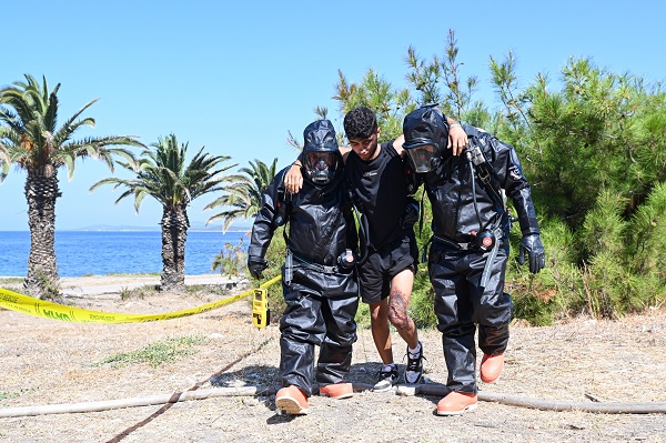 Urla’da deprem ve tsunami TATBİKATI.