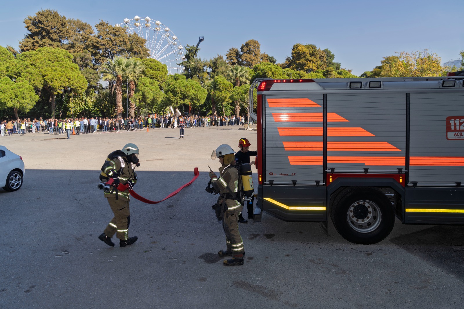 İzmir Büyükşehir Belediyesi’nde yangın tatbikatı