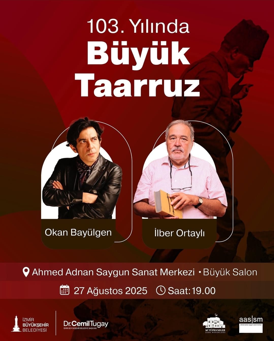 Okan Bayülgen ve Prof. Dr. İlber Ortaylı İzmirliler ile buluşacak