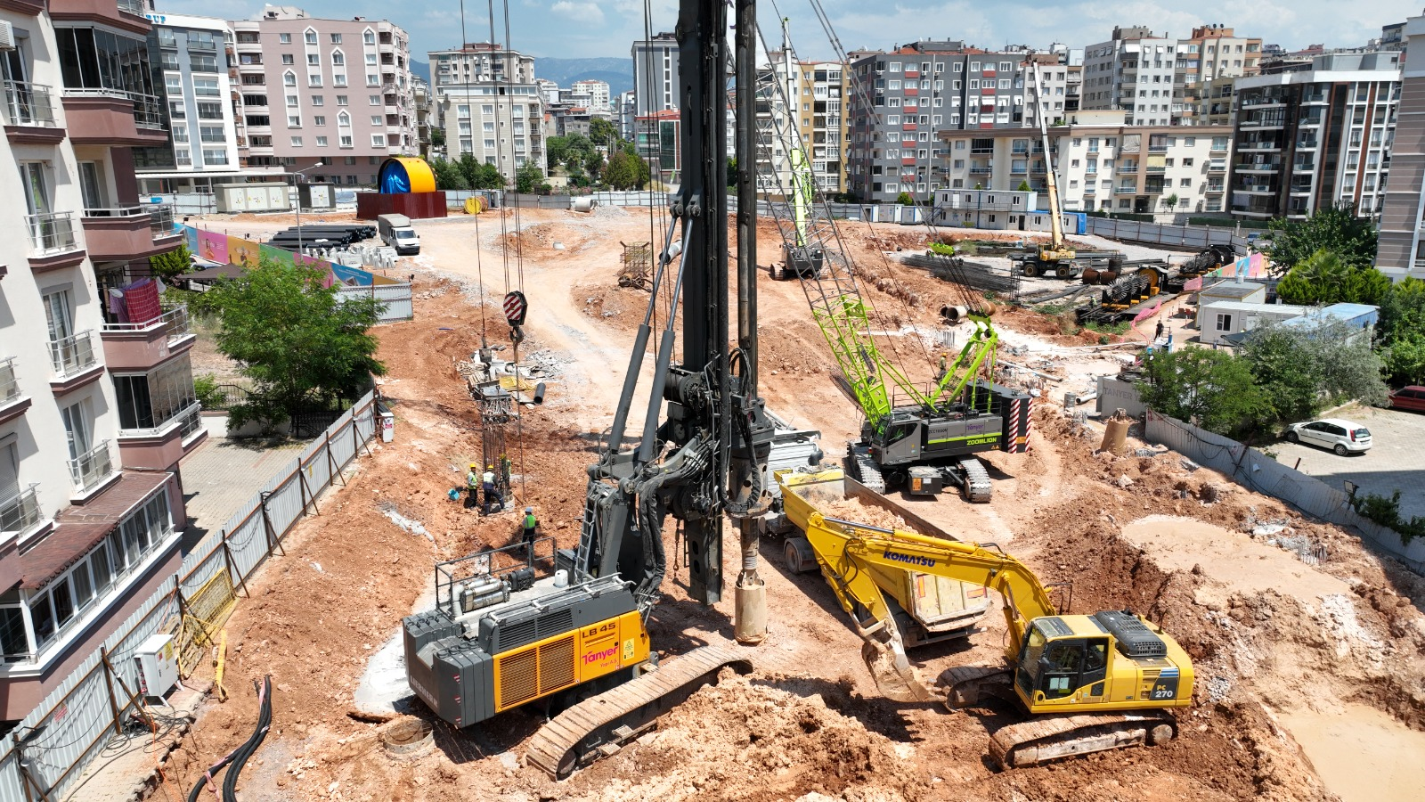 İzmir’in tarihi yatırımı hızla ilerliyor Buca Metrosu tam gaz