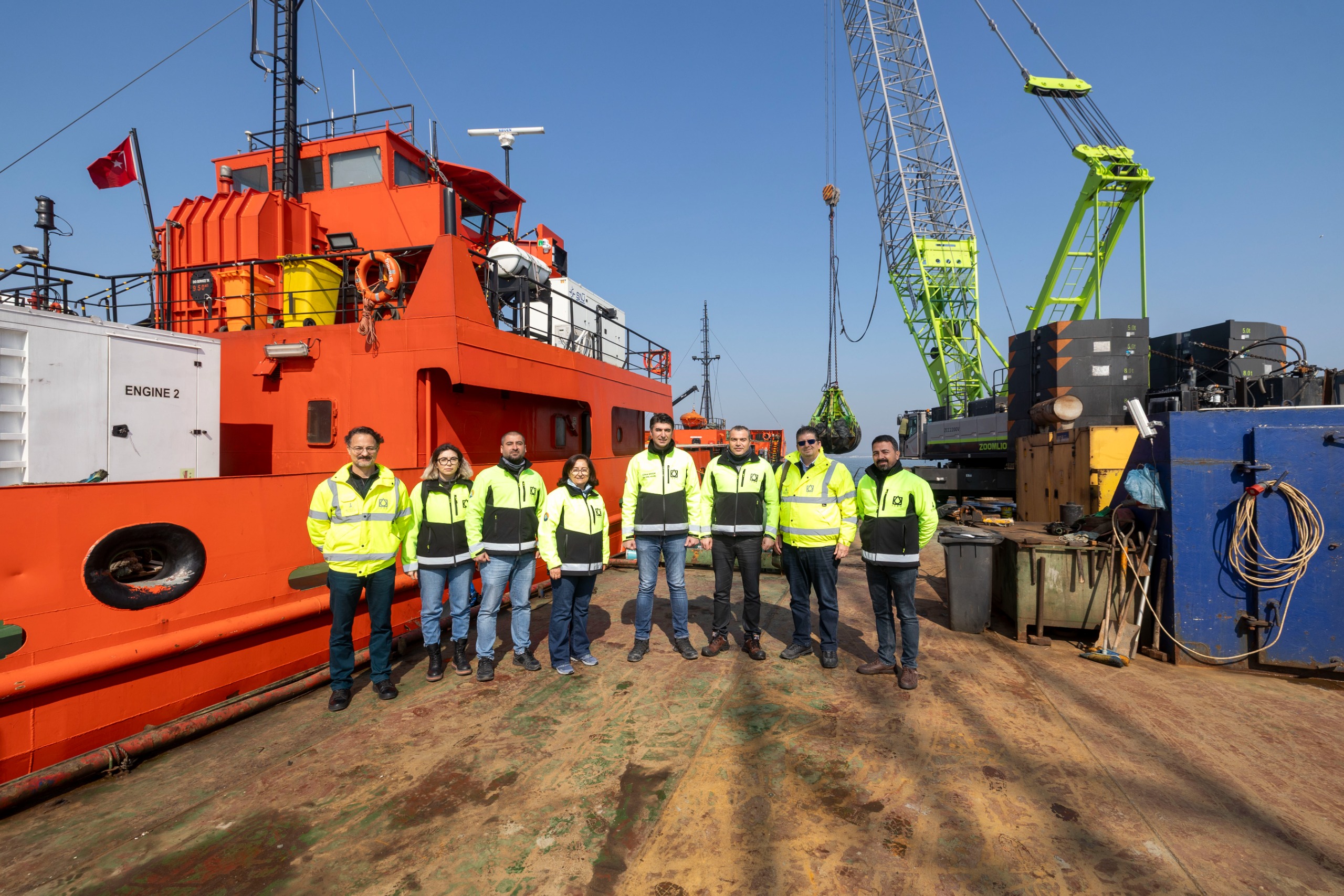 “Temiz Körfez” operasyonunda üç buçuk ay geride kaldı  200 bin ton çamur çıkarıldı