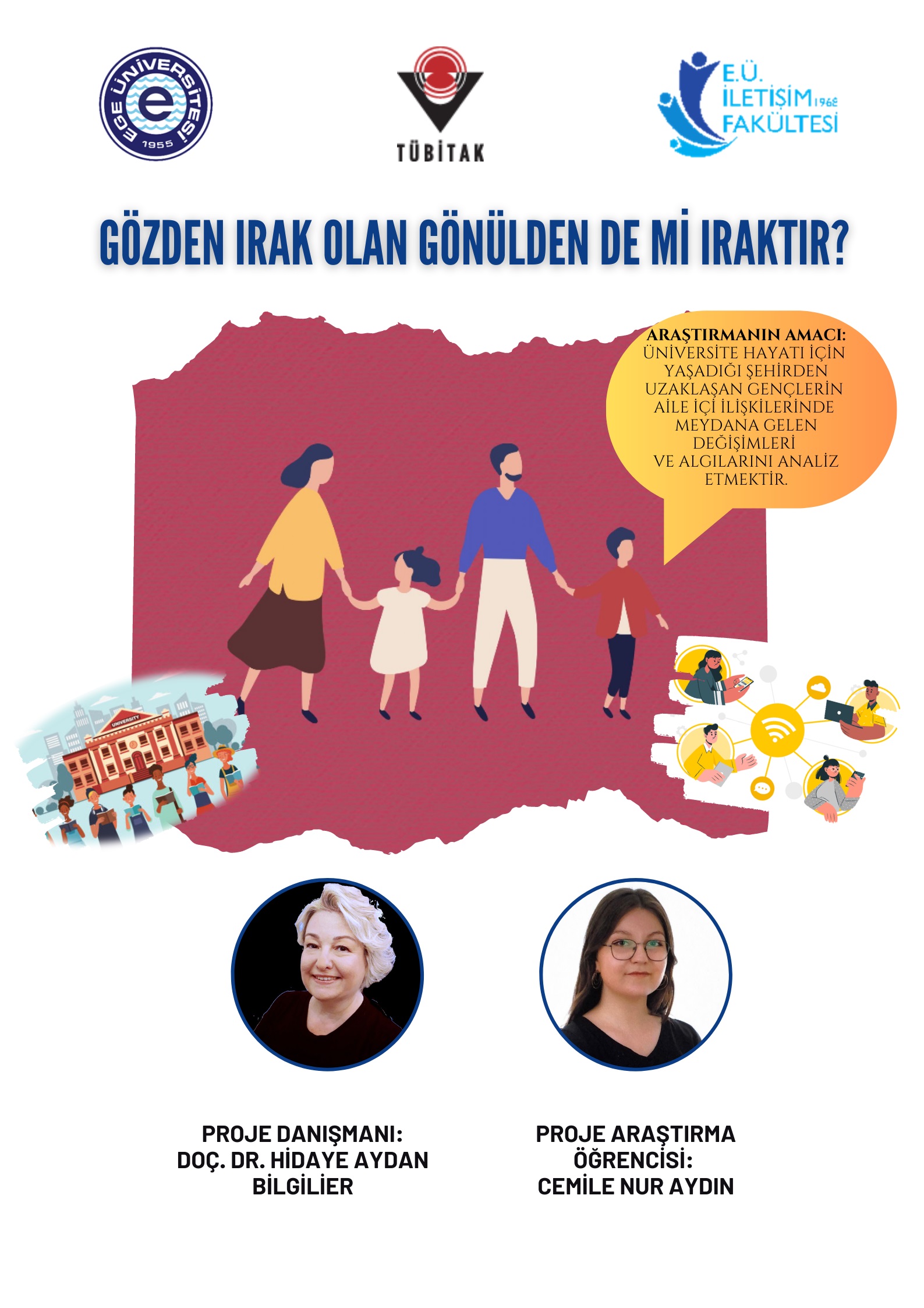 EÜ İletişim Fakültesinden “Gözden Irak Olan Gönülden De Mi Iraktır?” projesi