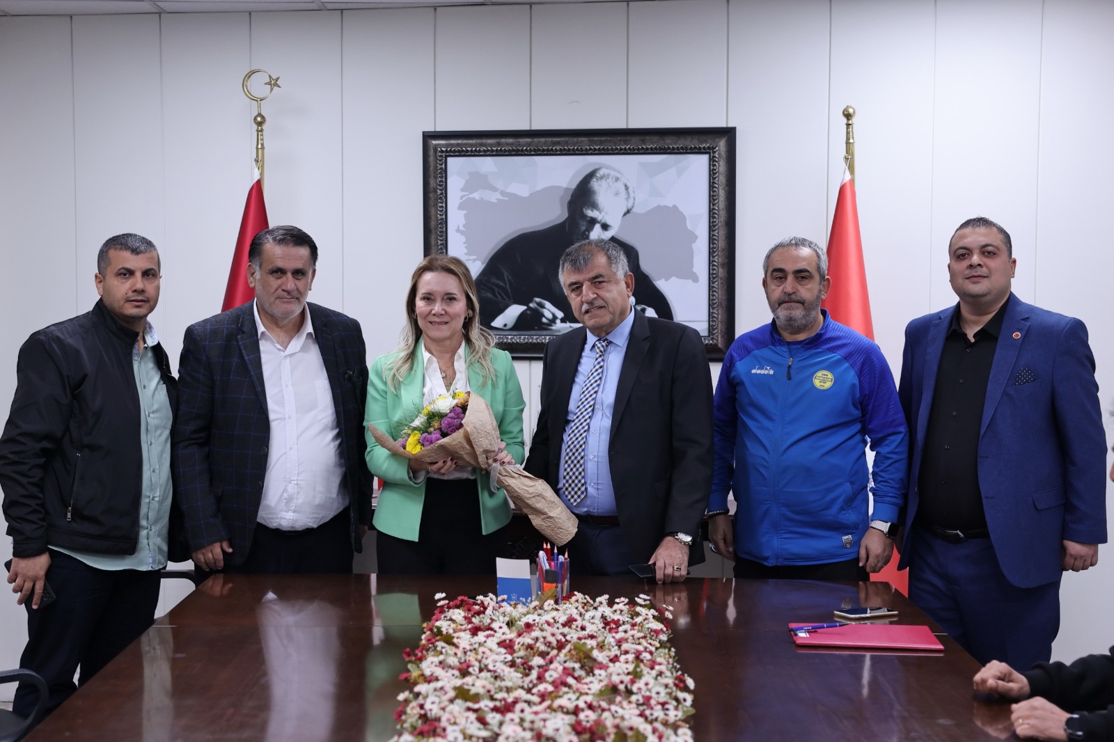 Amatör spor kulüplerinden Başkan Mutlu’ya ziyaret