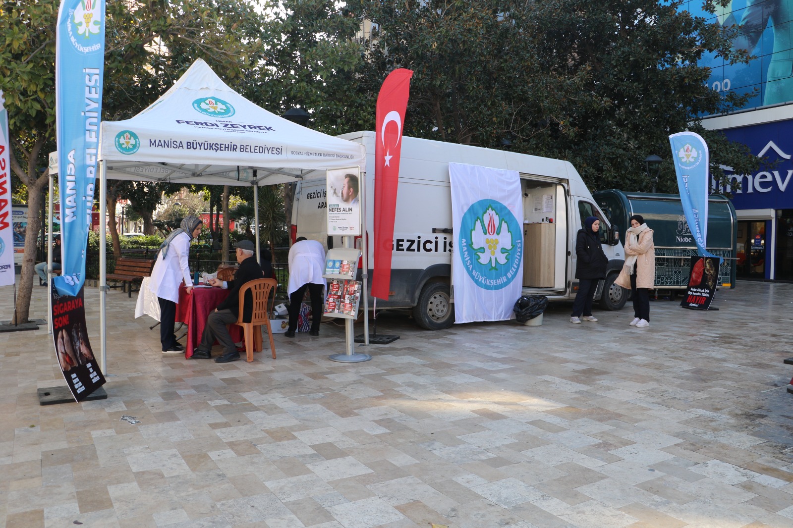 Büyükşehir’den Dünya Sigarayı Bırakma Günü’nde solunum testi