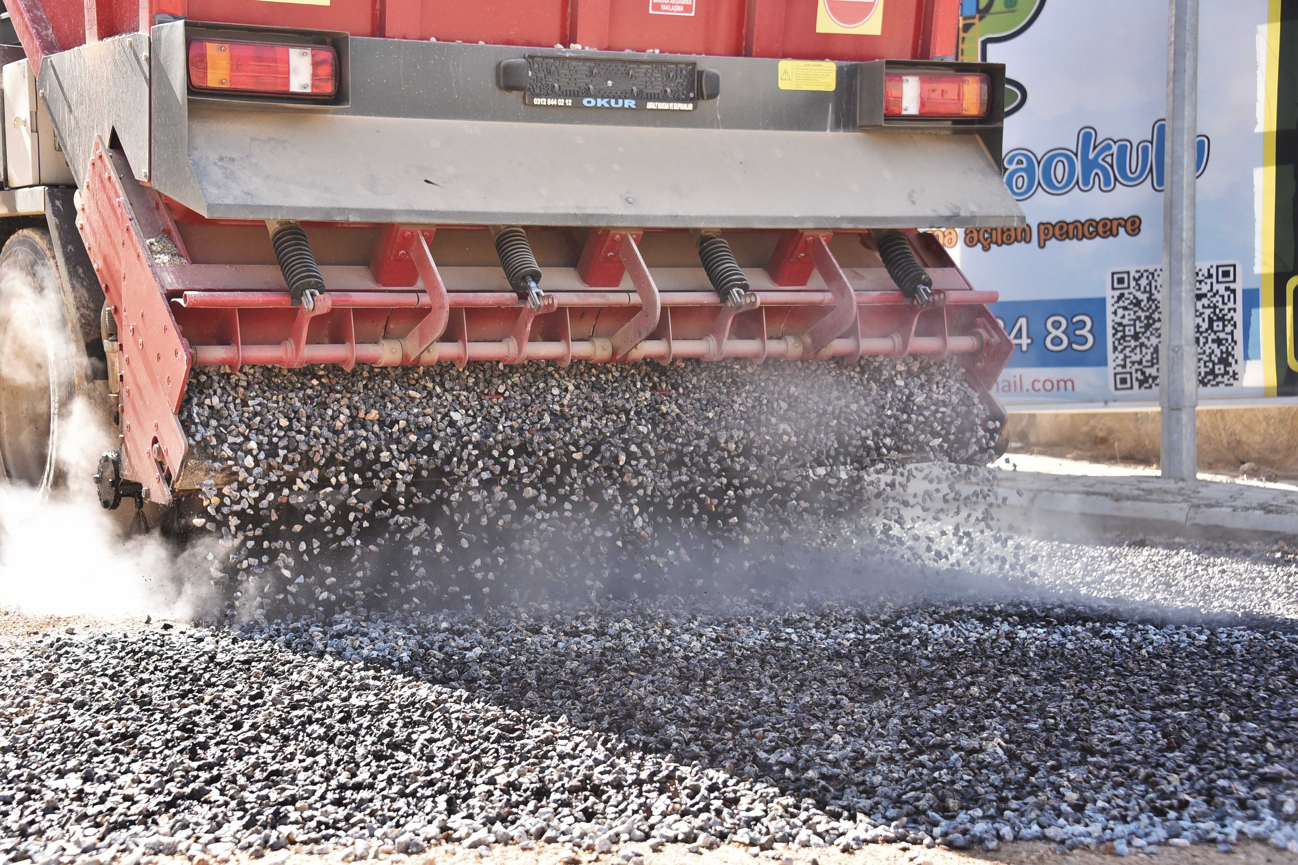 KENDİ ASFALTINI ÜRETEN KEMALPAŞA