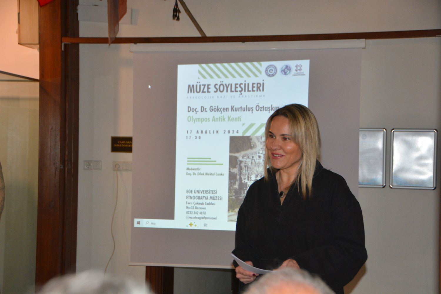 Kazı Başkanı Doç. Dr. Öztaşkın, “Olimpos Antik Kenti” kazı çalışmalarını anlattı