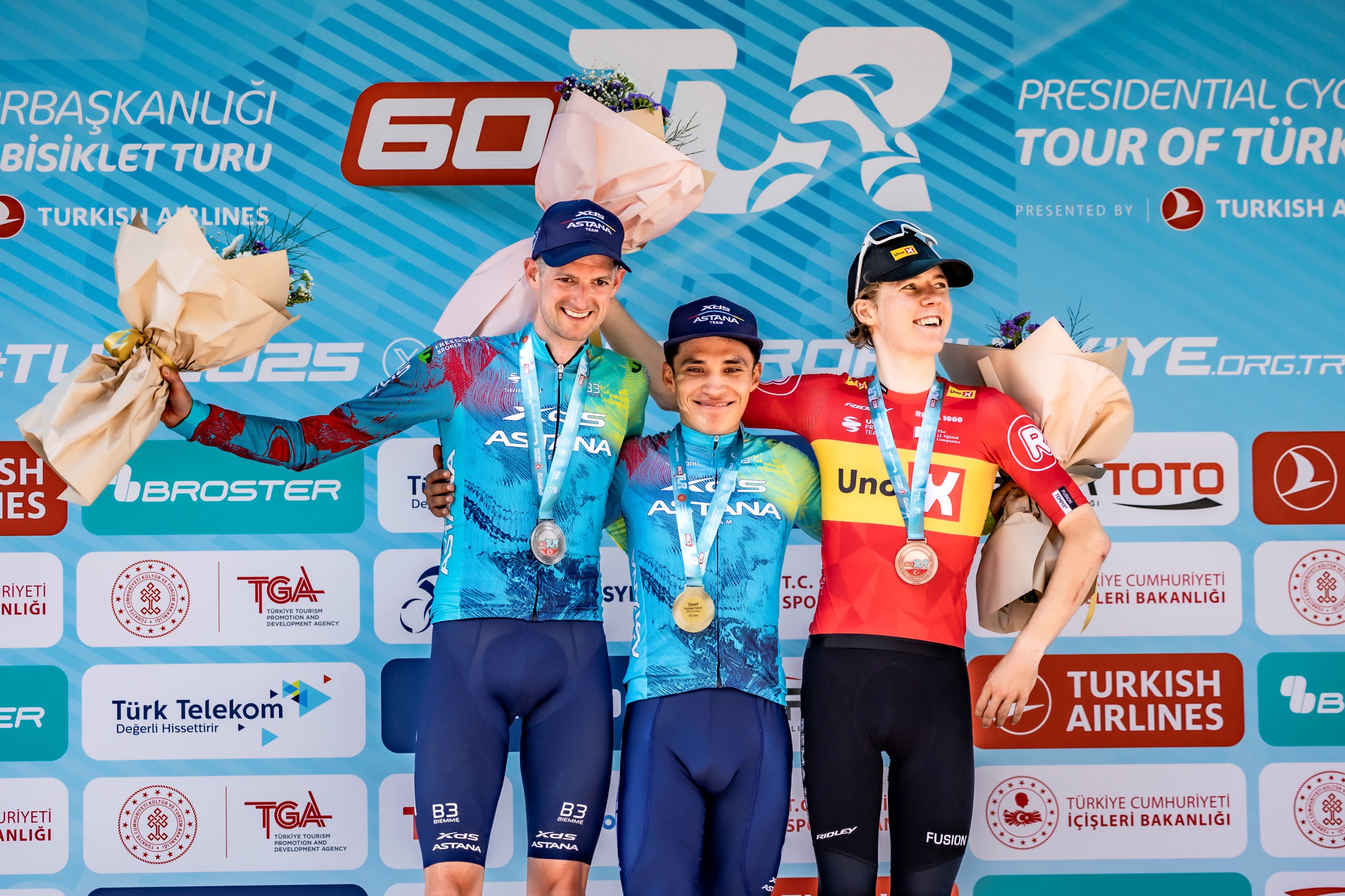 60.Cumhurbaşkanlığı Türkiye Bisiklet Tur'unda Altıncı Etap  156 Kilometrelik Selçuk (İsabey)- Selçuk (Meryemana) Etabını, Xds Astana Takımından Harold Martın Lopez Kazandı