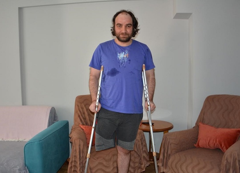 Başkan Demir el attı, kampanya tamamlandı Zafer Kalaycı protez bacağına kavuşacak