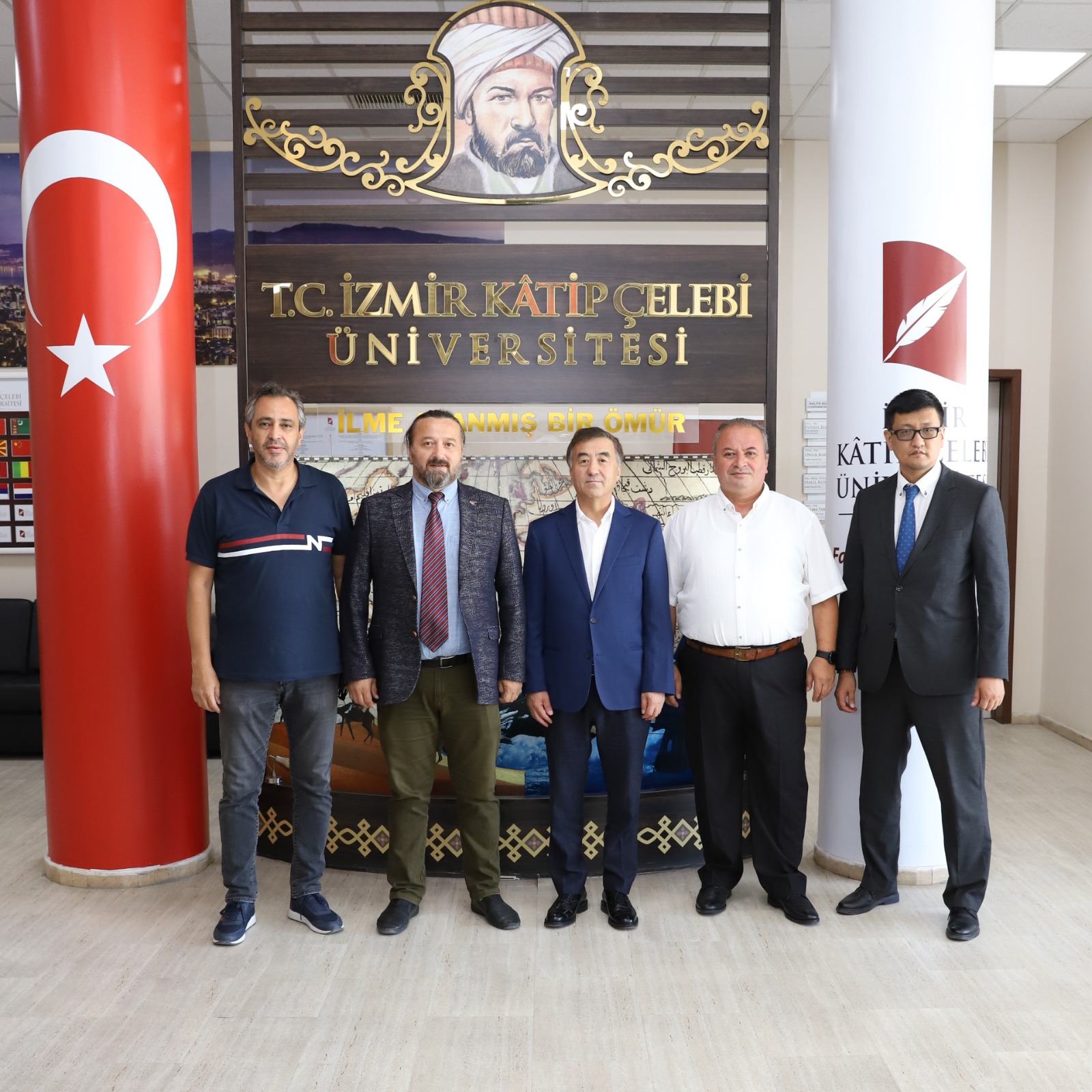 Moğolistan Büyükelçisinden İKÇÜ'ye Ziyaret