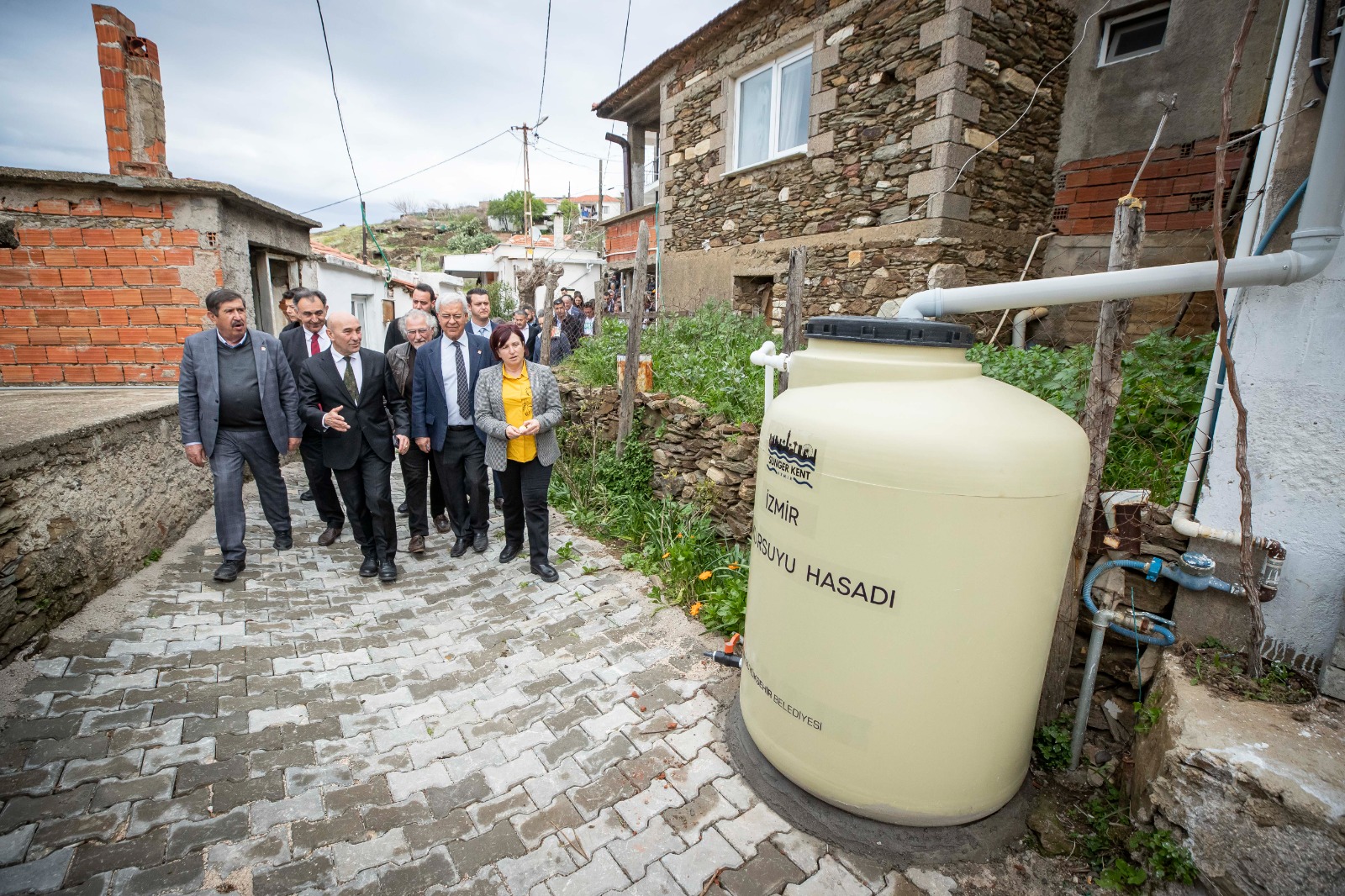 Türkiye'nin yağmur toplayan ilk köyü İzmir'de