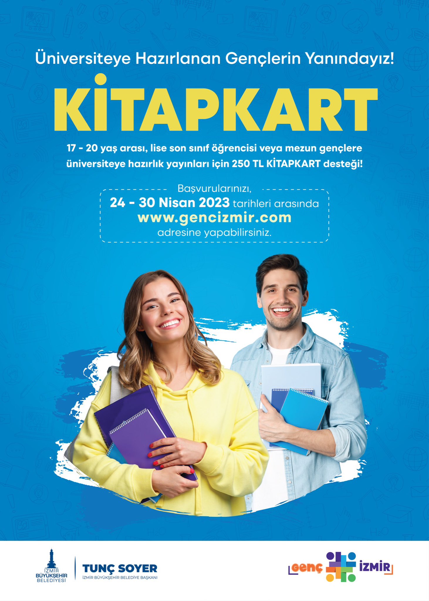 İzmir Büyükşehir Belediyesi’nden gençlere Kitap Kart desteği