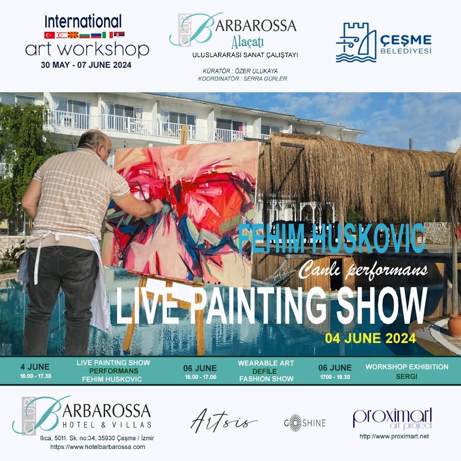 21. ULUSLARARASI ALAÇATI BARBOROSSA SANAT ÇALIŞTAYI DÜNYANIN DÖRT BİR YANINDAN 40 SANATÇIYI AĞIRLAYACAK