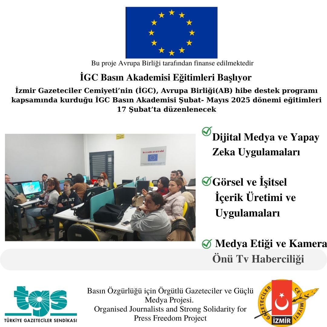 İGC Basın Akademisi’nde Yüz Yüze Ücretsiz Eğitim Fırsatı